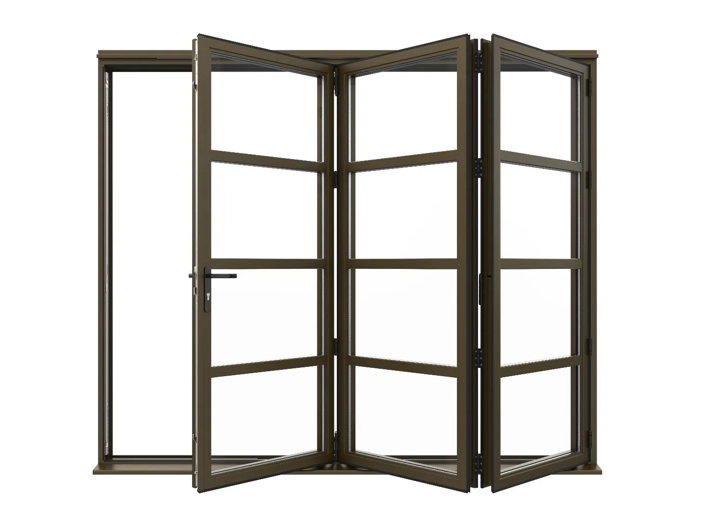 Smarts Visofold 1000 bifold with heritage-style sash and glazing bars