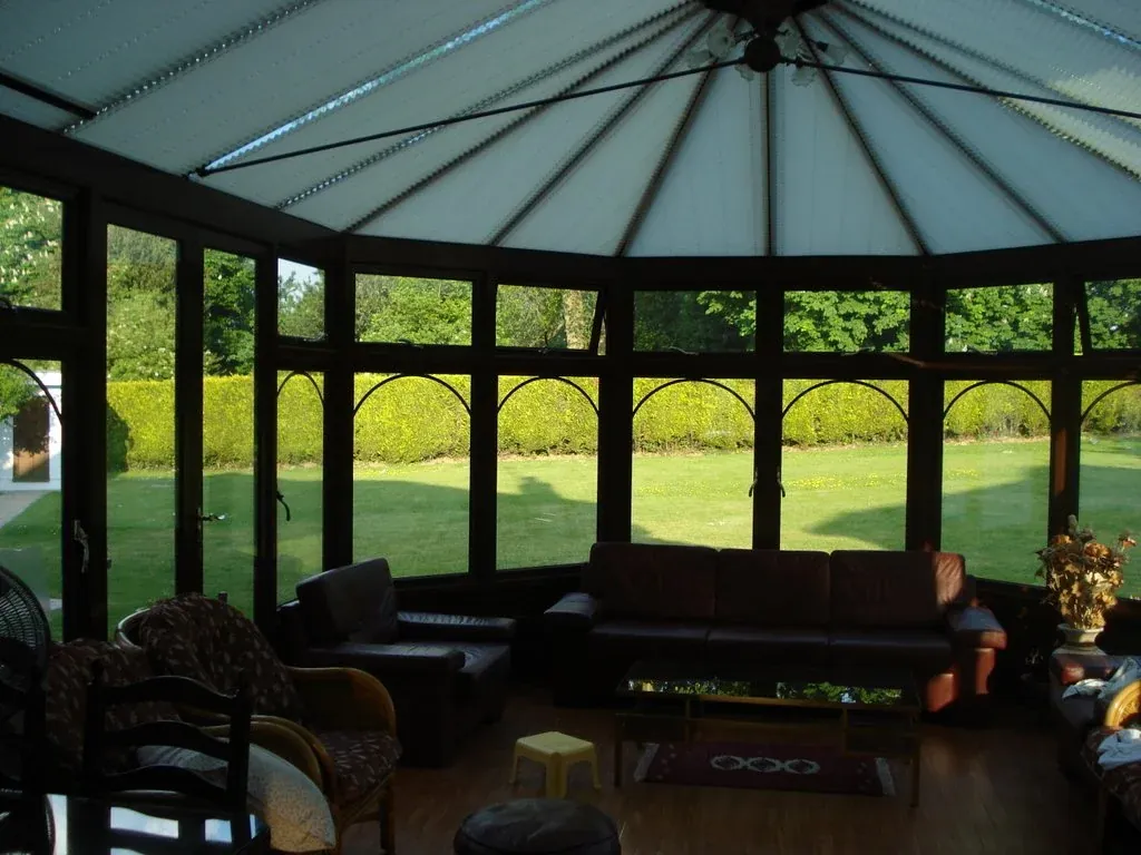 Hardwood Victorian conservatory interior