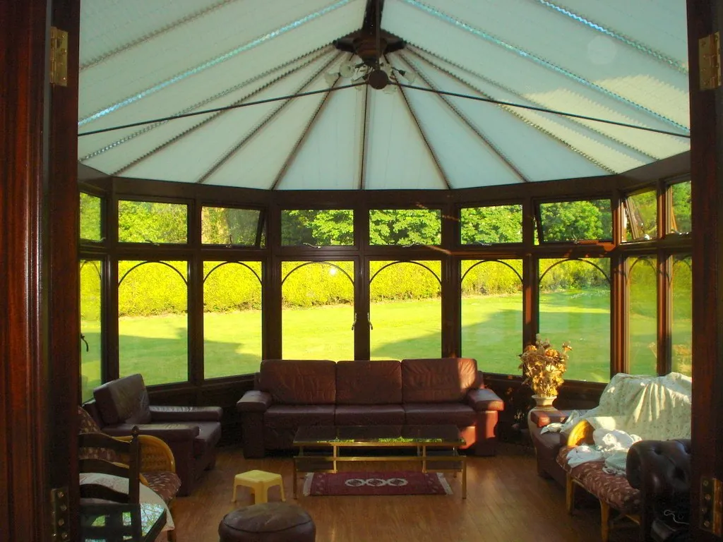 Hardwood Victorian conservatory interior